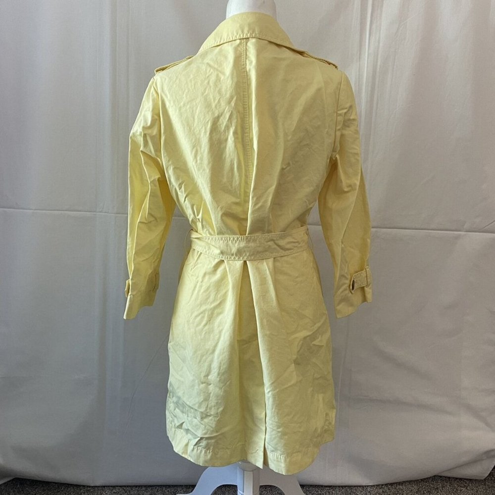 Women’s Gap Yellow Coat Size Medium - Picture 3 of 6